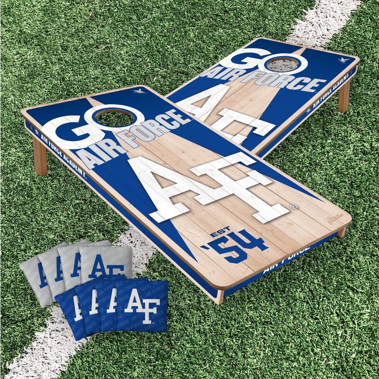 Air Force Academy Falcons Cornhole Boards 2x4 (Officially Licensed)