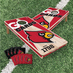 Load image into Gallery viewer, Louisville Cardinals Cornhole Boards 2x4 (Officially Licensed)
