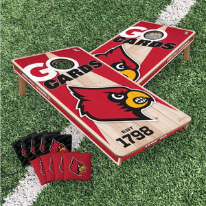 Louisville Cardinals Cornhole Boards 2x4 (Officially Licensed)