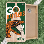 Load image into Gallery viewer, Florida A&amp;M Rattlers Cornhole Boards 2x4 (Officially Licensed)
