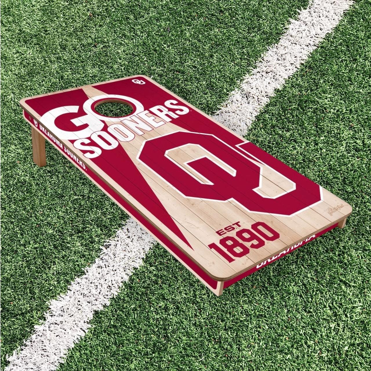 Oklahoma Sooners Cornhole Boards 2x4 (Officially Licensed)
