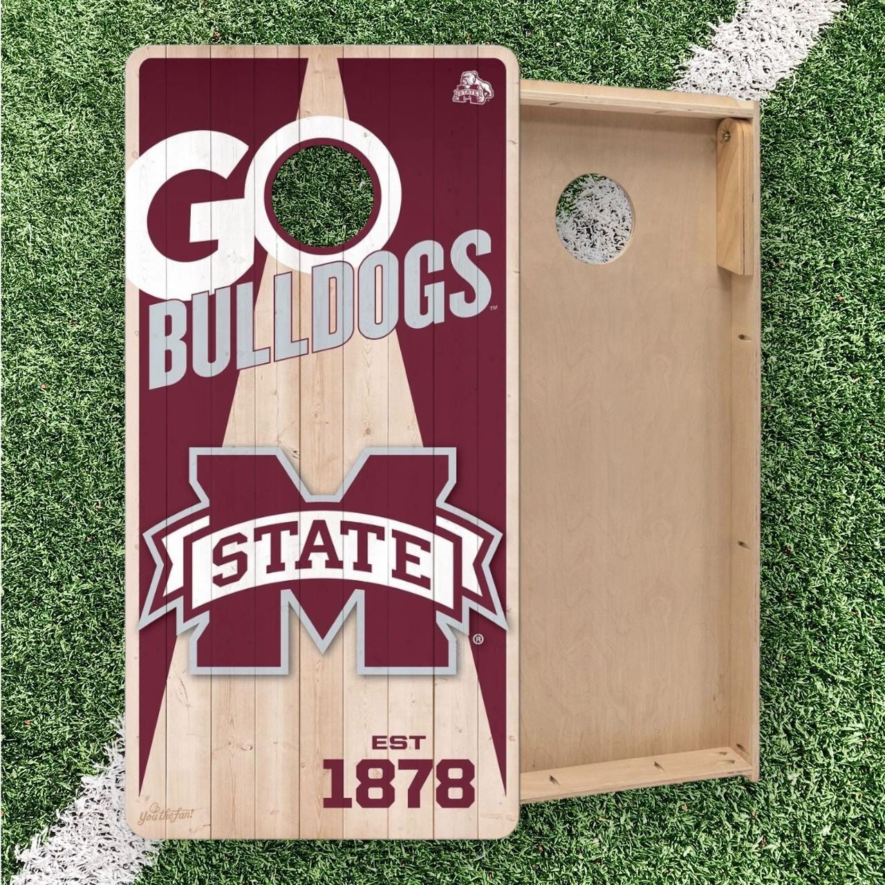 Mississippi State Bulldogs Cornhole Boards 2x4 (Officially Licensed)