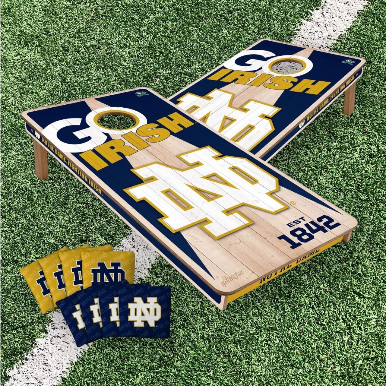 Notre Dame Fighting Irish Cornhole Boards 2x4 (Officially Licensed)