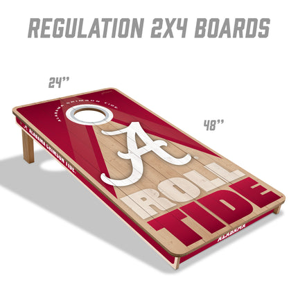 Alabama Crimson Tide 2x4 Slogan Series Cornhole Boards