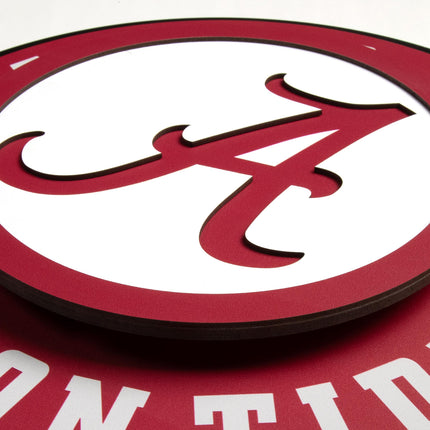 Alabama Crimson Tide 3DX Die Cut Logo