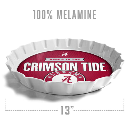 Alabama Crimson Tide Bottle Cap Serving Tray