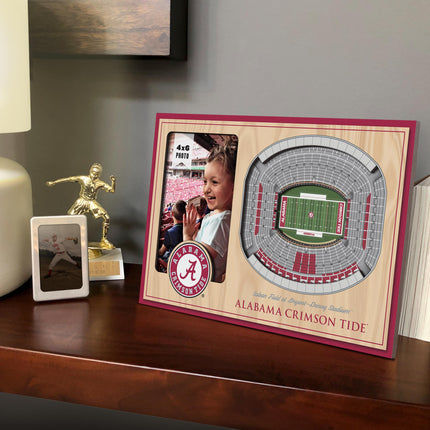 Alabama Crimson Tide 3D StadiumView Picture Frame