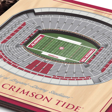 Alabama Crimson Tide 3D StadiumView Picture Frame