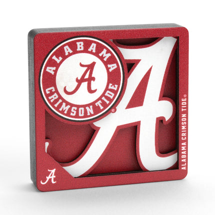 Alabama Crimson Tide 3D Logo Series Magnet