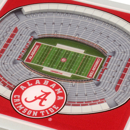 Alabama Crimson Tide 3D Stadium View Coasters