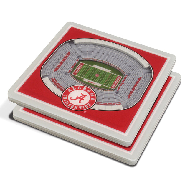 Alabama Crimson Tide 3D Stadium View Coasters