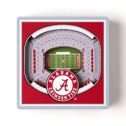 Alabama Crimson Tide 3D StadiumView Magnets