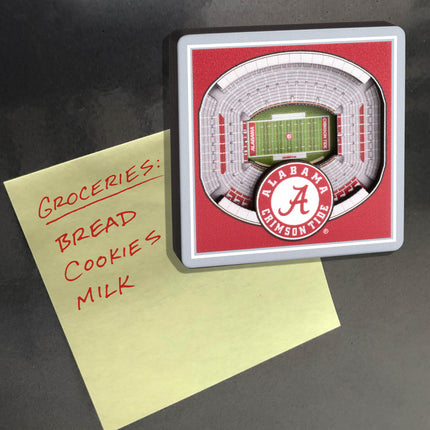 Alabama Crimson Tide 3D StadiumView Magnets