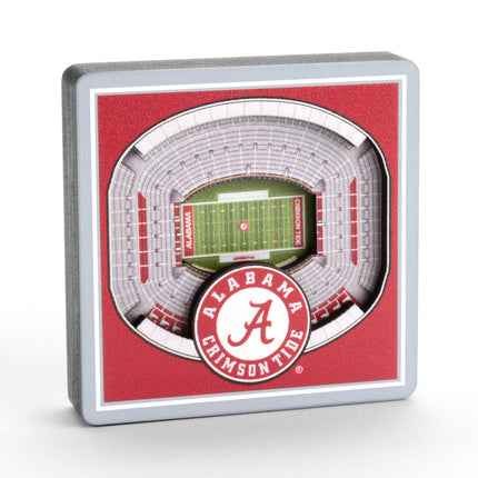 Alabama Crimson Tide 3D StadiumView Magnets