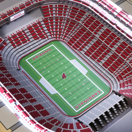 Arizona Cardinals 25 Layer Stadium View Lighted End Table