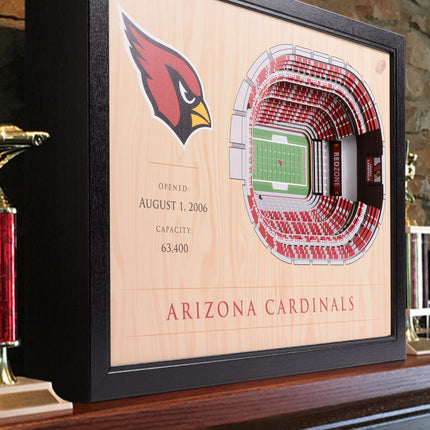 Arizona Cardinals 25 Layer Stadium Art