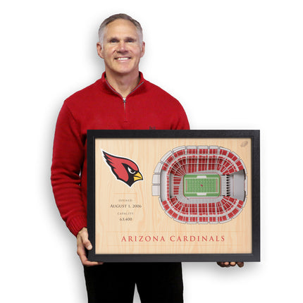 Arizona Cardinals 25 Layer Stadium Art