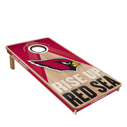 Arizona Cardinals Cornhole Boards 2x4 Slogan Series