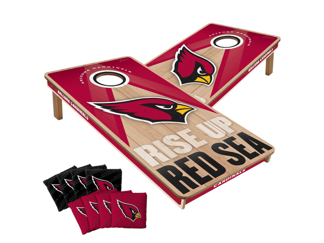 Arizona Cardinals Cornhole Boards 2x4 Slogan Series