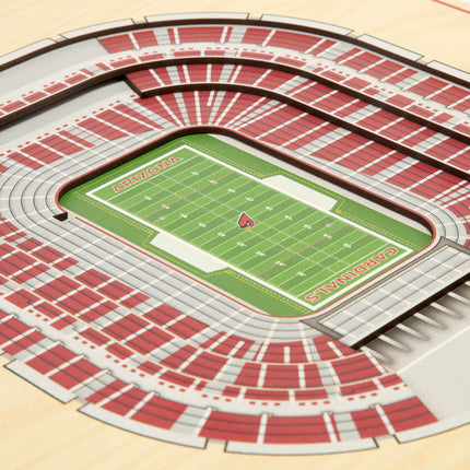 Arizona Cardinals 5-Layer 3D StadiumView Wall Art