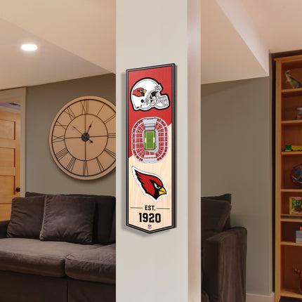 Arizona Cardinals 3D Stadium 6x19 Banners
