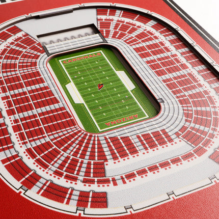 Arizona Cardinals 8x32 3D Stadium Banner