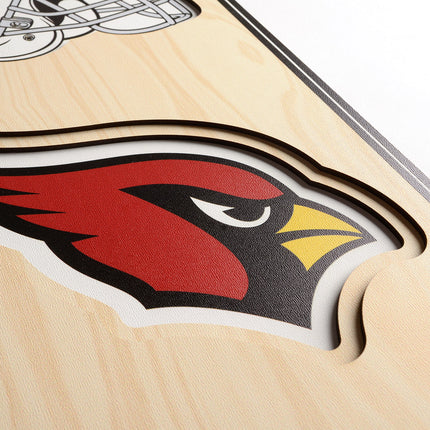 Arizona Cardinals 8x32 3D Stadium Banner