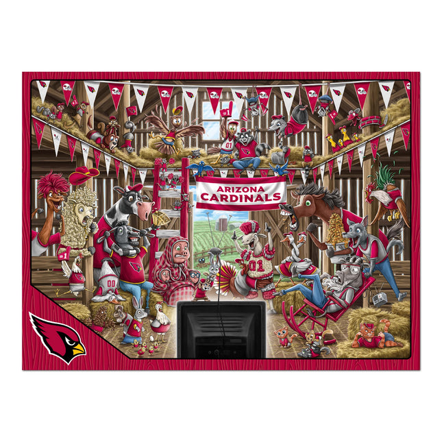 Arizona Cardinals Barnyard Fans Puzzle - 500 PC