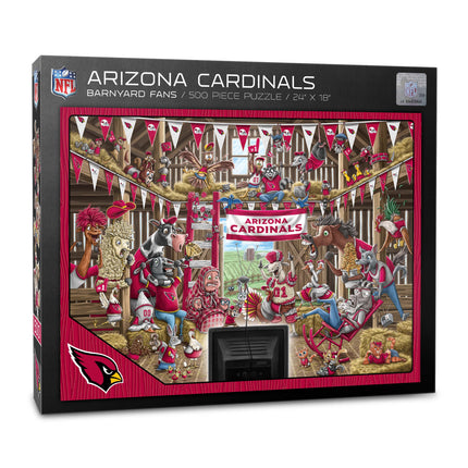 Arizona Cardinals Barnyard Fans Puzzle - 500 PC