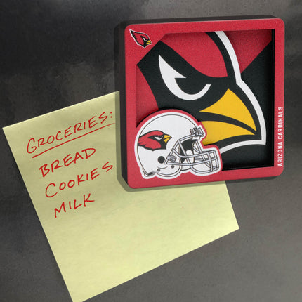 Arizona Cardinals 3D Logo Series Magnet