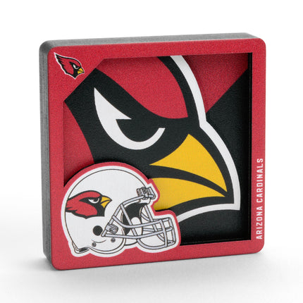 Arizona Cardinals 3D Logo Series Magnet