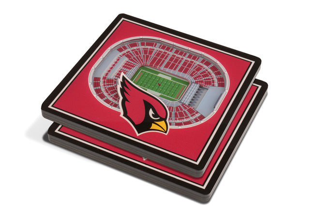 Arizona Cardinals 3D Stadium View Coasters