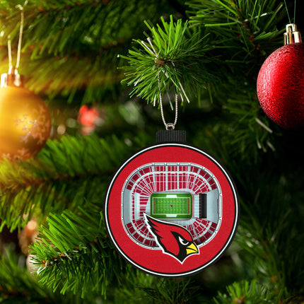 Arizona Cardinals 3D StadiumView Ornaments