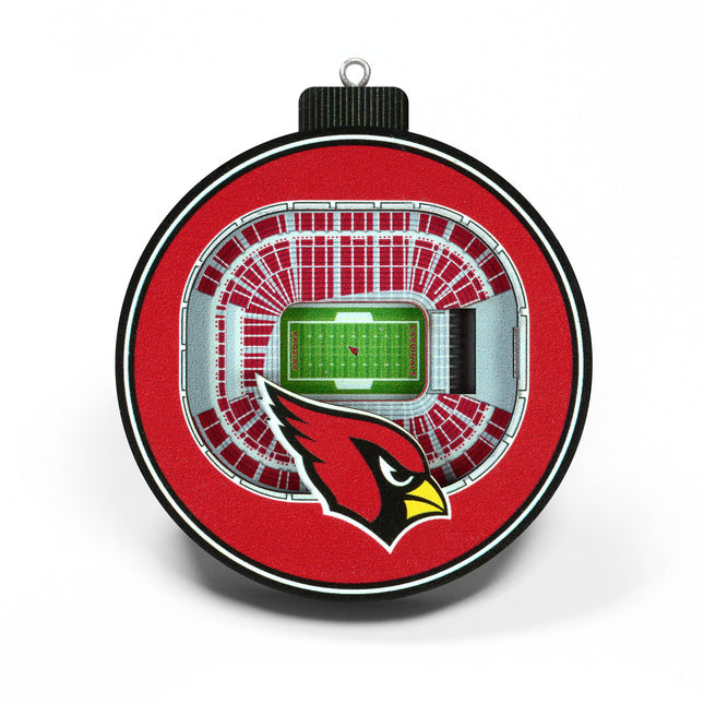 Arizona Cardinals 3D StadiumView Ornaments