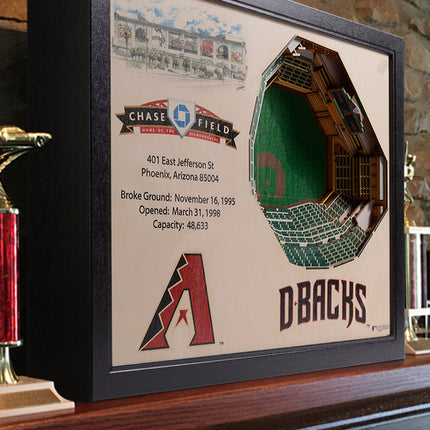 Arizona Diamondbacks 25 Layer Stadium Art