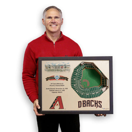 Arizona Diamondbacks 25 Layer Stadium Art