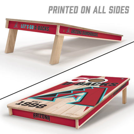 Arizona Diamondbacks Cornhole Boards 2x4