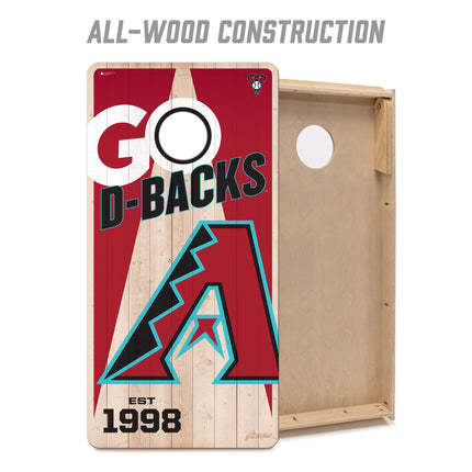 Arizona Diamondbacks Cornhole Boards 2x4