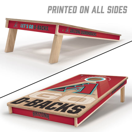 Arizona Diamondbacks 2x4 Slogan Series Cornhole Boards