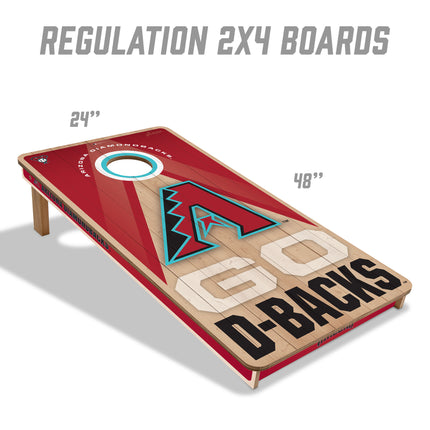 Arizona Diamondbacks 2x4 Slogan Series Cornhole Boards