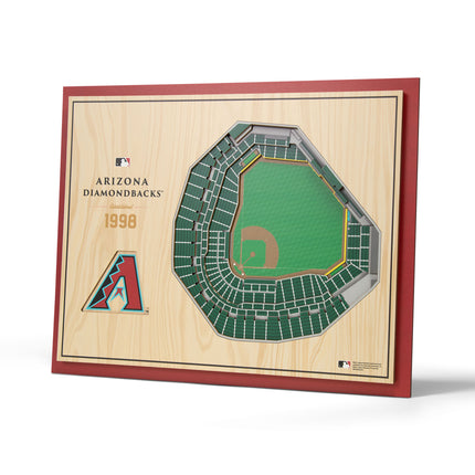 Arizona Diamondbacks 5-Layer 3D StadiumView Wall Art