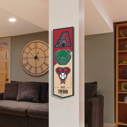 Arizona Diamondbacks 3D Stadium 6x19 Banners
