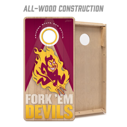 Arizona State Sun Devils 2x4 Slogan Series Cornhole Boards