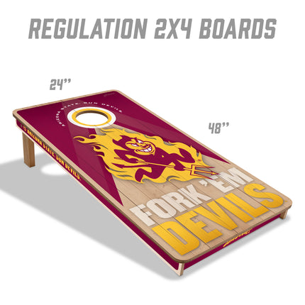 Arizona State Sun Devils 2x4 Slogan Series Cornhole Boards