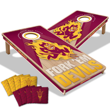 Arizona State Sun Devils 2x4 Slogan Series Cornhole Boards