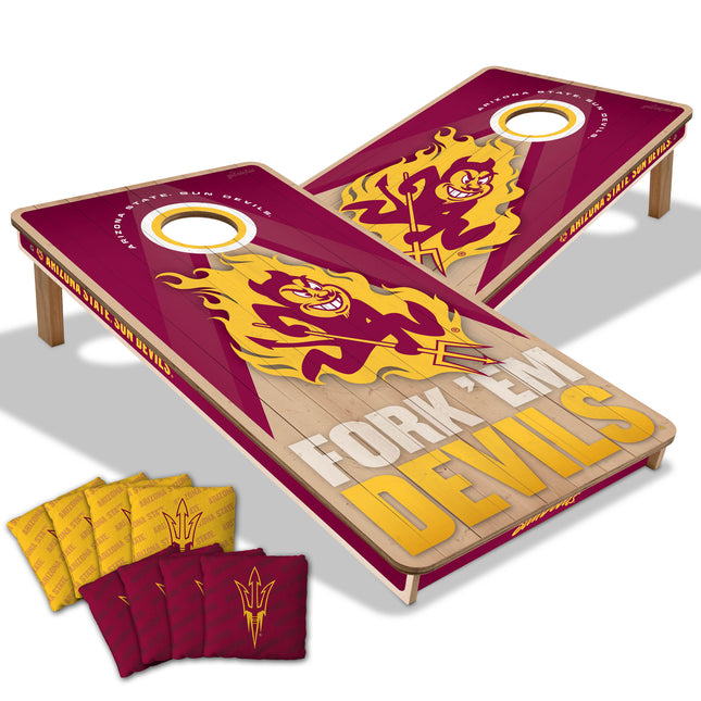 Arizona State Sun Devils 2x4 Slogan Series Cornhole Boards