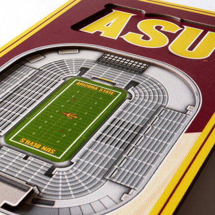 Arizona State Sun Devils 3D Stadium 6x19 Banners