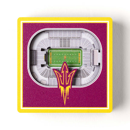 Arizona State Sun Devils 3D StadiumView Magnets