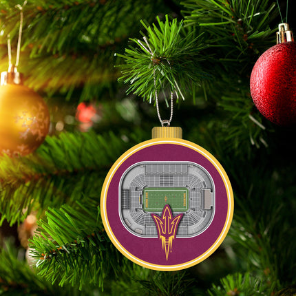 Arizona State Sun Devils 3D StadiumView Ornaments