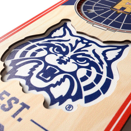 Arizona Wildcats 3D Stadium 6x19 Banners